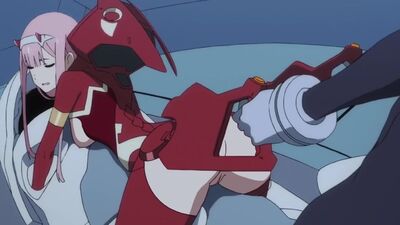 Zero Two (Code 002) - monster girl; nude; naked; big ass; big butt; pussy; anus; 3D sex porno hentai; [Darling in The FranXX]