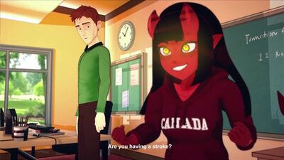 Meru the Succubus OVA 2/Суккуб Меру часть 2 (by Skuddbutt) HD1080p 3D порно 18+ секс хентай r34 NSFM