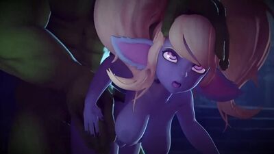 Poppy - doggystyle; vaginal fucked; 3D sex porno hentai; [League of Legends]
