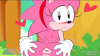 Amy Rose x Sonic Mania Hentai