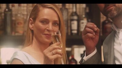 Uma Thurman, Maggie Q Nude - The Con Is On (2018)