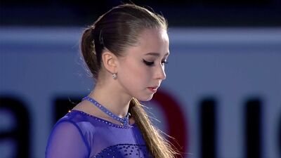 16.01.2022_Камила Валиева. Показательные выступления. Чемпионат Европы по фигурному катанию 2022