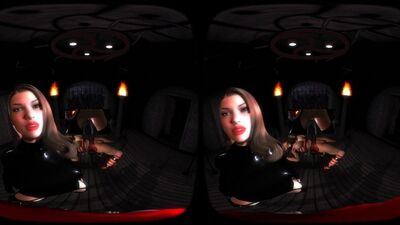 180 Full VR Citor3 SFM Huge tits latex mistress couple bondage cuckold handjob