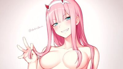 Getting closer with Zero Two - Darling in The Franxx Hentai JOI [Commission]
