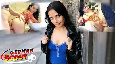 GERMAN SCOUT - MARIA WARS I Natural Teen Pickup and Fuck - Real Rough Street Casting ´