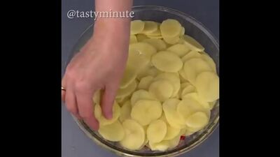 КАРТОФЕЛЬ ПО-КОРОЛЕВСКИ (описание под видео)