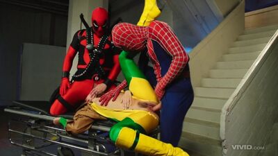 Человек паук и Дэдпул ебут шлюху [HD 720, all sex, porn, Порно и Секс] [720p]