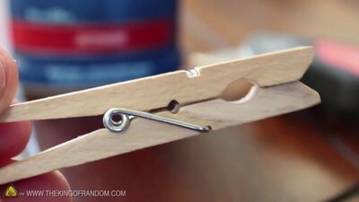 Mini Matchstick Gun - The Clothespin Pocket Pistol