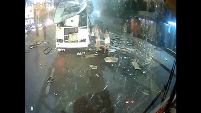 Взрыв автобуса в Воронеже