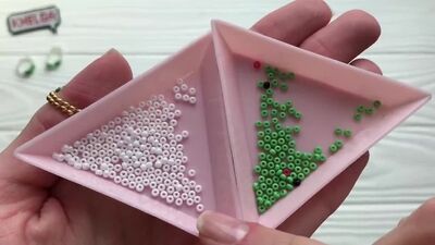 [KHelga] Кольцо лягушка из бисера пошагово.