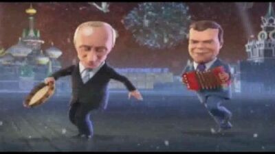 Мульт Личности. Новый год 2011. Д.Медведев и В.Путин