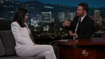 Krysten Ritter Sexy - Jimmy Kimmel Live - 11-24-2015