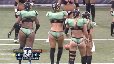 Lingerie Football Girl has Wardrobe Malfunction