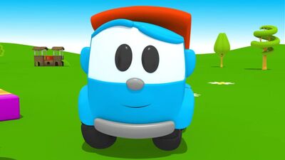 Грузовичок Лева все серии подряд. Мультики про машинки: Машинка Лева собирает рабочие #машинки