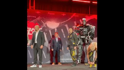 Бен Аскрен и Джейк Пол прошли процедуру взвешивания.