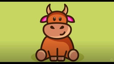 КАК НАРИСОВАТЬ БЫКА _ КОРОВУ. СИМВОЛ 2021 ГОДА. Урок в Adobe Illustrator