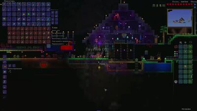 [Crimzon] НАШЛИ ХРАМ ДЖУНГЛЕЙ И ОТБИЛИ НАШЕСТВИЕ! Террария: скайблок за рыбака! #9