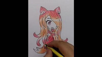 Как нарисовать gacha life персонаж из моего мини-фильма