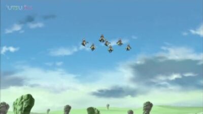 Оноки, Гаара и Наруто против Цучикаге