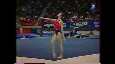 ЧЕ 2002. Отдельные виды. Верона ван де Лер - вольные упражнения