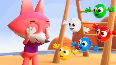 Цветняшки — Прятки — Серия 8 — развивающий мультик для малышей