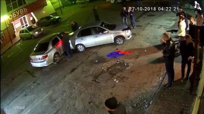 Ульяновск массовая драка с ДТП возле кафе Шипр