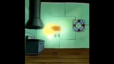 Spongebob floating (Wolves)