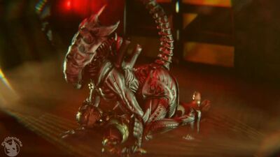 3d yiff by evilbanana Straight Furry Porn Sex E621 FYE Alien girl r34 rule34 femdom xenomorph