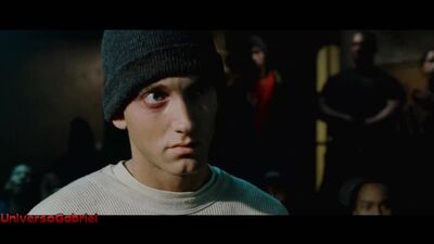 8 Mile: Lotto (Nashawn 'Ox' Breedlove) vs. B-Rabbit (Eminem) (Freestyle over ONYX's "Last Dayz") (2002)