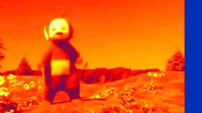 Tinky winky, dipsy, lala, po Teletubbies metal