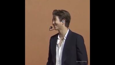 His jin-hyung smile