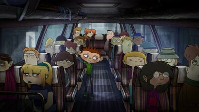 Магазинчик Самоубийств - Песня Алана в автобусе