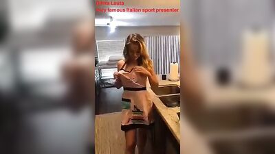 Итальянское спортивное ведущее, секс-видео