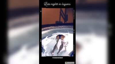 Madison Grace Reed в бикини в джакузи