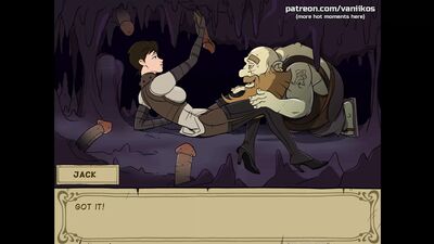 Дрессировщик ведьм - тинка с большой идеальной задницей с огромными великолепными сиськами дрочит уродливый член гнома и поедает его сперму - # 3