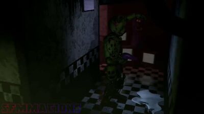 Springtrap, мастурбация