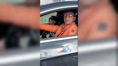 Едем на машине. #Гудзон