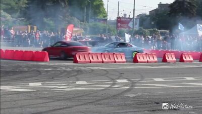 Автомобильное шоу от команды Street fighters Crew - День города, Питер 2016