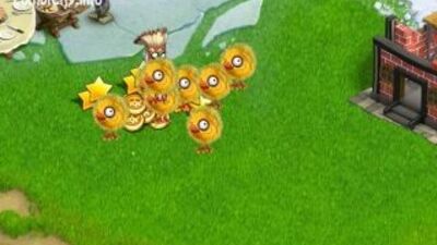 Желтый подарок с розочкой в Зомби Ферме - ZombiCity.info