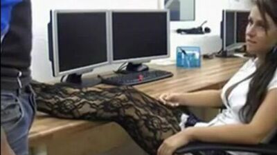 Жена трахается на работе