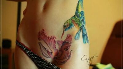 Женские тату на интимных местах — красивые фото часть 2