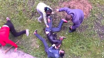 Алкаши дерутся на смерть