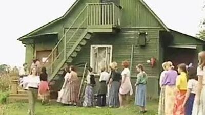 Забавный русский трахает деревню