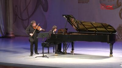 Благотворительный концерт в Саранске скрипача-виртуоза Сергея Крылова и пианиста Филиппа Копачевского