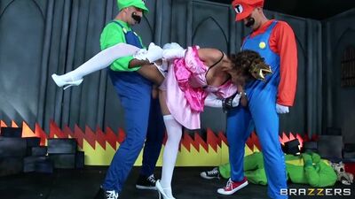 Super Mario/Brazzers/Brooklyn Chase/Parody/Porn