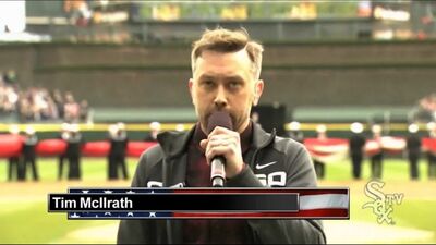 Tim McIlrath sings national anthem
