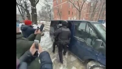 Видео задержания Юлии Навальной