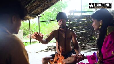 Дези жена делится с бабой (хинди аудио)