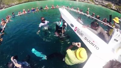 Фридайвер побил мировой рекорд, погрузившись на 122 метра