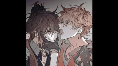 [ genshin impact; tartaglia & zhongli ]